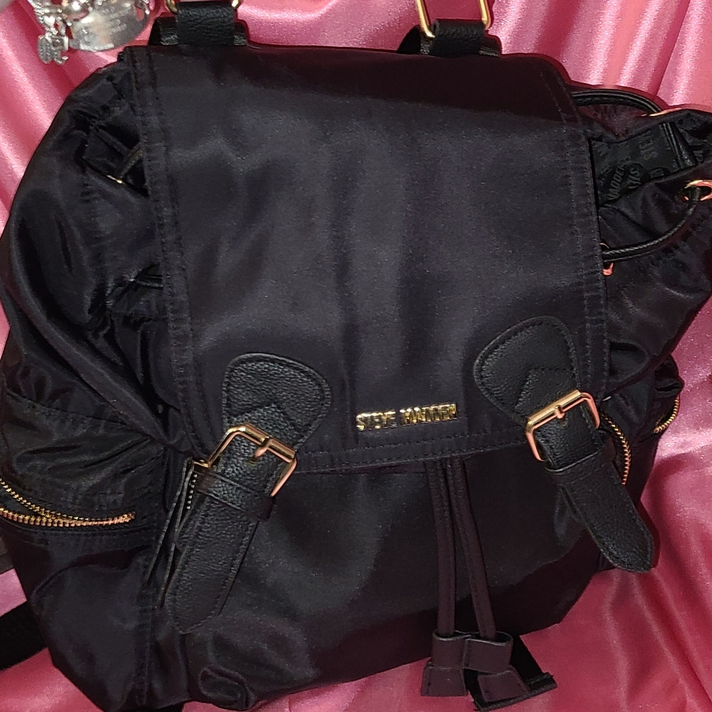 Steve Madden Black Backpack